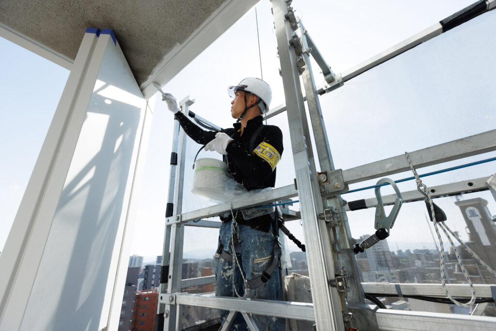 外壁塗装　施工