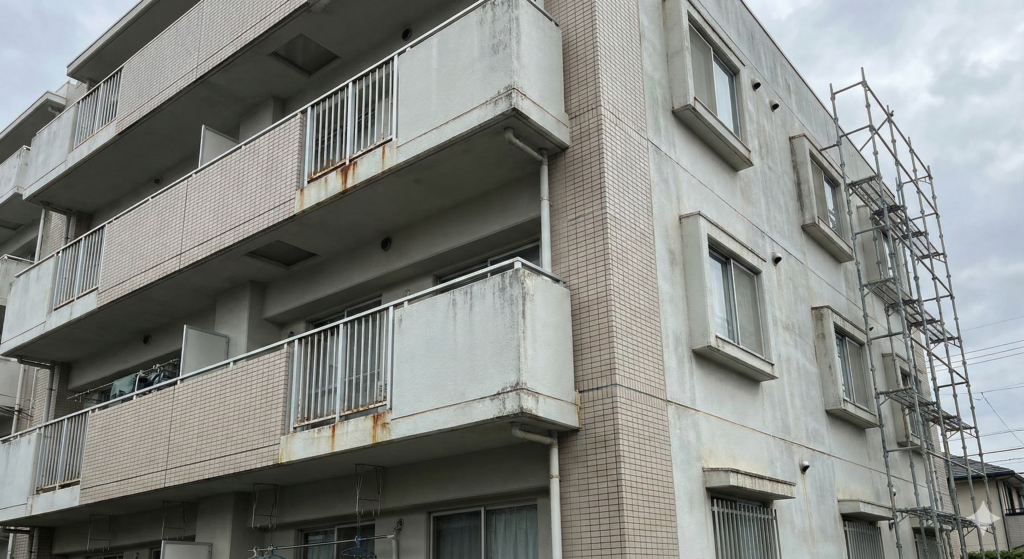 古いマンション外観