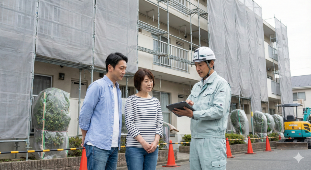 施工会社から管理組合へ説明