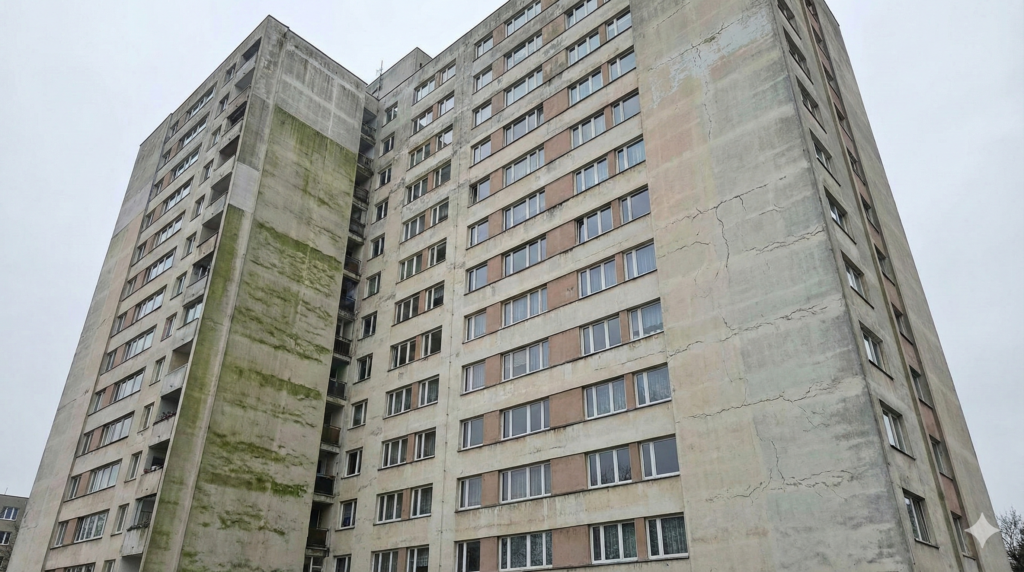 老朽化したマンション