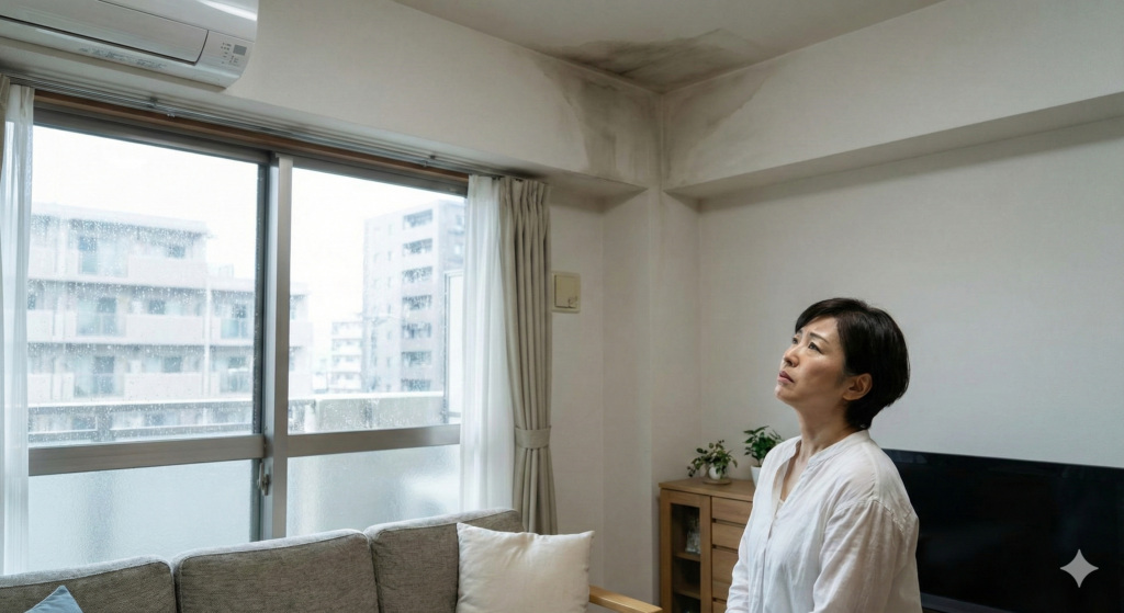 マンションの雨漏り、どうする？原因から修理費用、応急処置まで完全ガイド