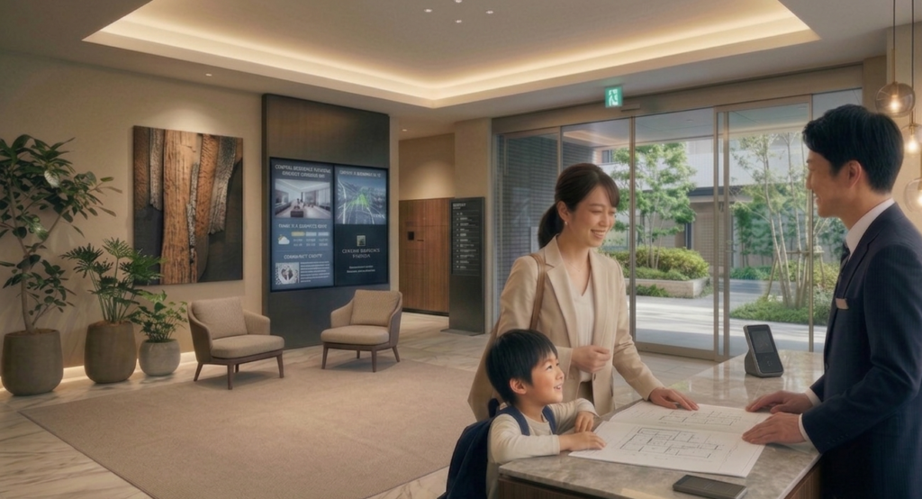 【マンションエントランス】第一印象で差がつく！おしゃれで快適な空間を作るデザイン・機能・管理のすべて