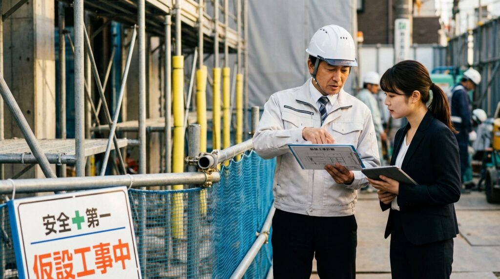 【初心者必見】仮設工事とは？種類・メリット・デメリット・安全管理まで徹底解説