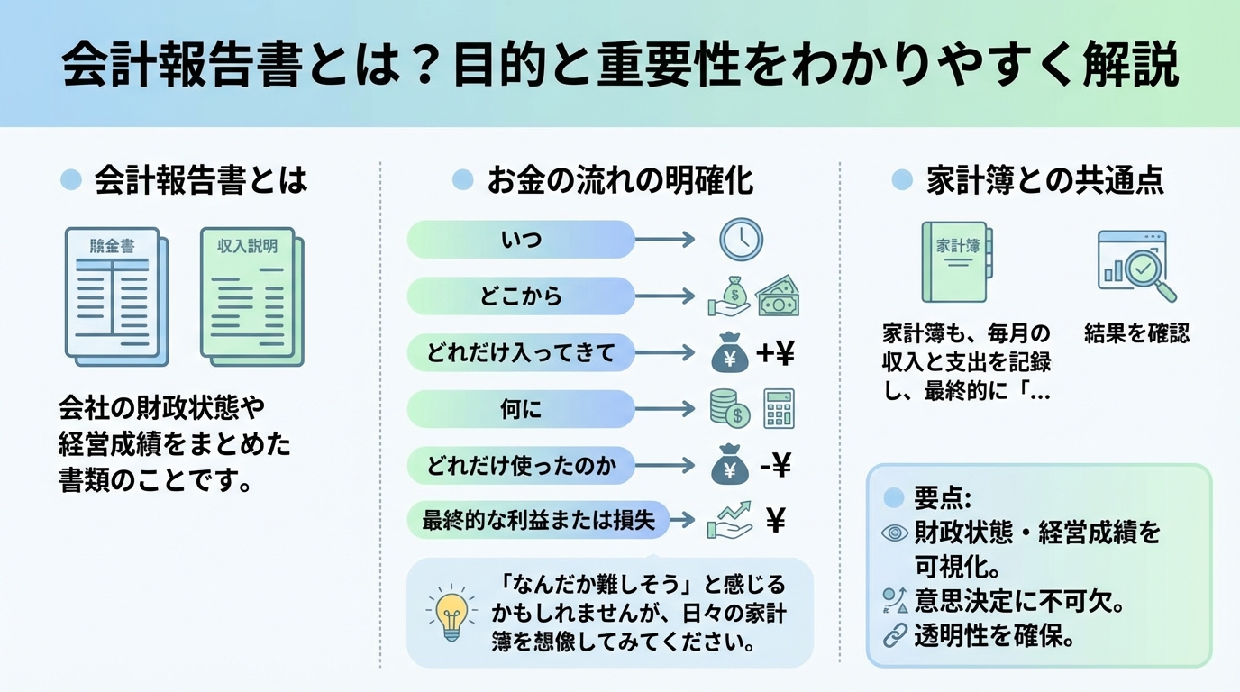会計報告書とは？目的と重要性をわかりやすく解説