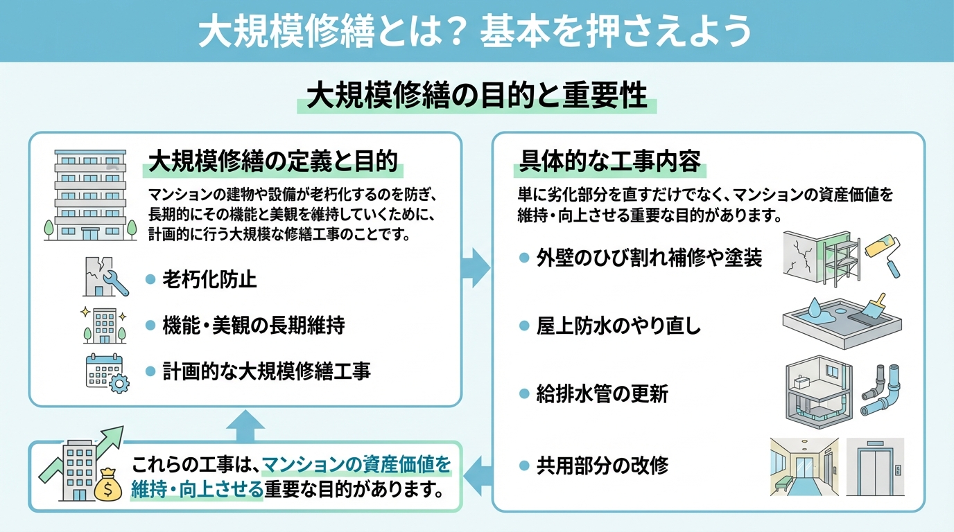 大規模修繕とは？ 基本を押さえよう